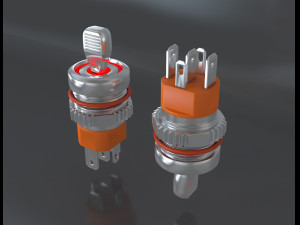 Electric Switch LANBOO LB16NZ 3Dモデル