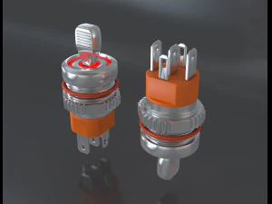 Electric Switch LANBOO LB16NZ 3D Model