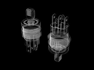 Electric Switch LANBOO LB16NZ 3D Model