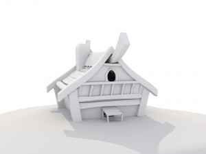 3D Hut Modelo 3D