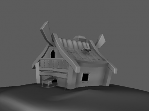 3D Hut Modelo 3D
