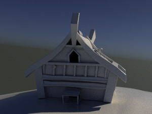 3D Hut Modelo 3D
