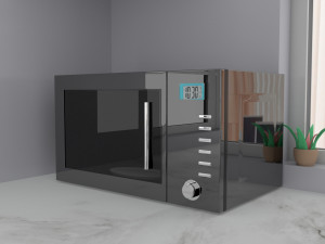 Microwave Modelo 3D