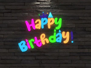 Neon Lights 3D Model