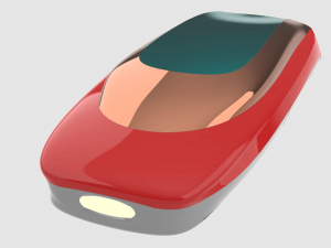 SpaceShip Car 3D Model