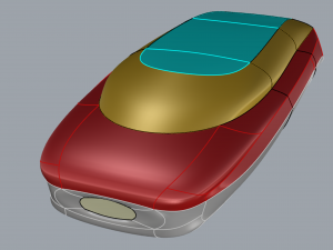 SpaceShip Car 3D Model
