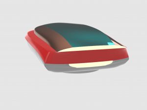 SpaceShip Car 3D Model
