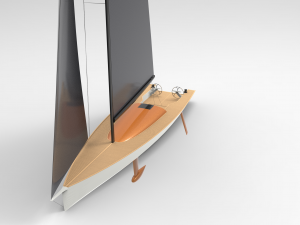 15m daysailing yacht Modelo 3D