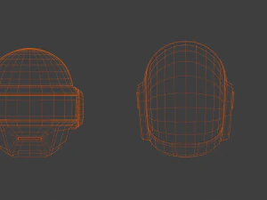 Cascos Daft Punk Modelo 3D