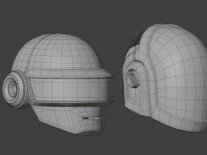 Cascos Daft Punk Modelo 3D