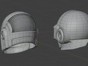 Cascos Daft Punk Modelo 3D