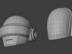Daft Punk Helmets 3D Model