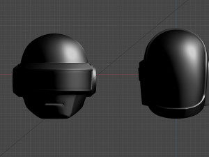 Daft Punk Helmets 3D Model