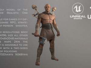 Ork Berserk Modelo 3D