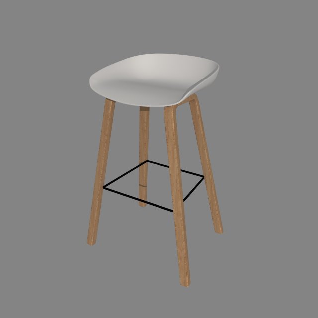 Bar stool LIBRA Modelo 3D .c4d .max .obj .3ds .fbx .stl .blend 