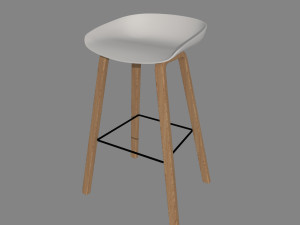 Bar stool LIBRA Modelo 3D
