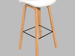 Bar stool LIBRA Modelo 3D