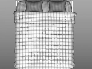 Bed Vigo made of solid wood Modelo 3D