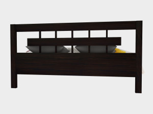 Bed Vigo made of solid wood Modelo 3D