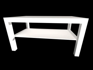 LACK LACK Mesa de centro blanca 90x55 cm IKEA Modelo 3D