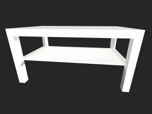 LACK LACK Mesa de centro blanca 90x55 cm IKEA Modelo 3D
