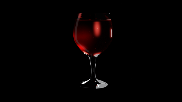 Glasses with drinks 3D Model .c4d .max .obj .3ds .fbx .stl .blend 