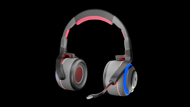 Headphones Modelo 3D .c4d .max .obj .3ds .fbx .stl .blend 