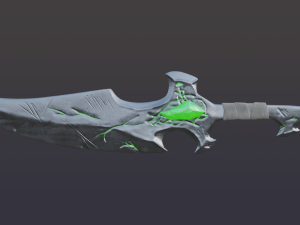 Fantasy Sword Modelo 3D
