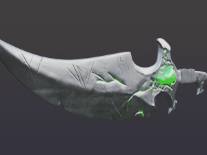 Fantasy Sword Modelo 3D