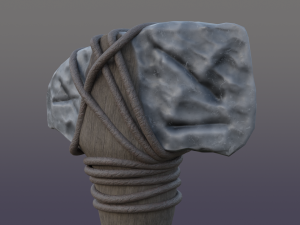 Stone axe Modelo 3D