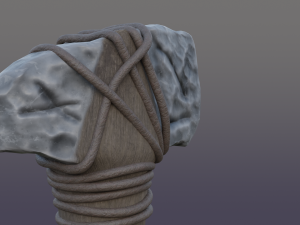 Stone axe Modelo 3D