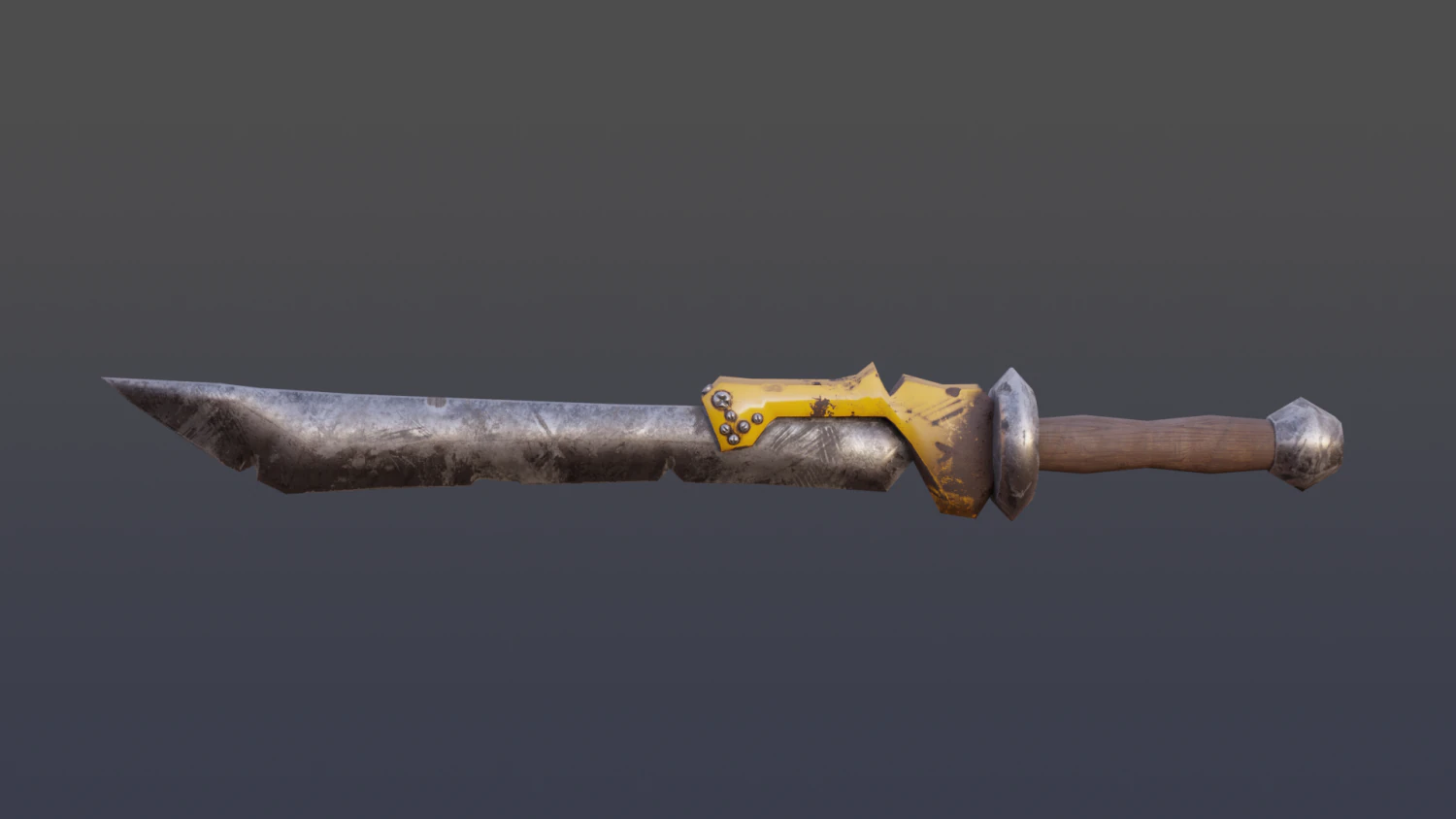 Espada casera Modelo 3D .c4d .max .obj .3ds .fbx .stl .blend