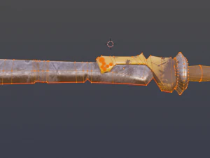 Espada casera Modelo 3D