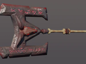 Doom Axe 3D Model