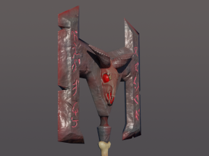 Doom Axe Modelo 3D