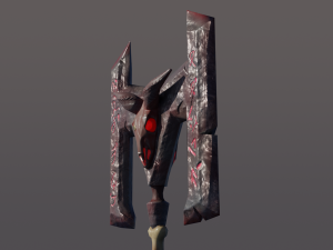 Doom Axe Modelo 3D