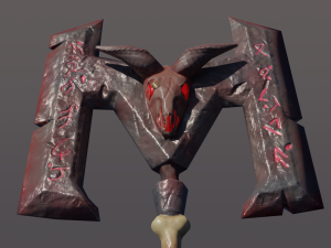 Doom Axe Modelo 3D