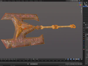 Doom Axe 3D Model