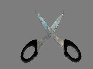 Scissors Low-poly 3D PBR Game Ready model 3D 模型