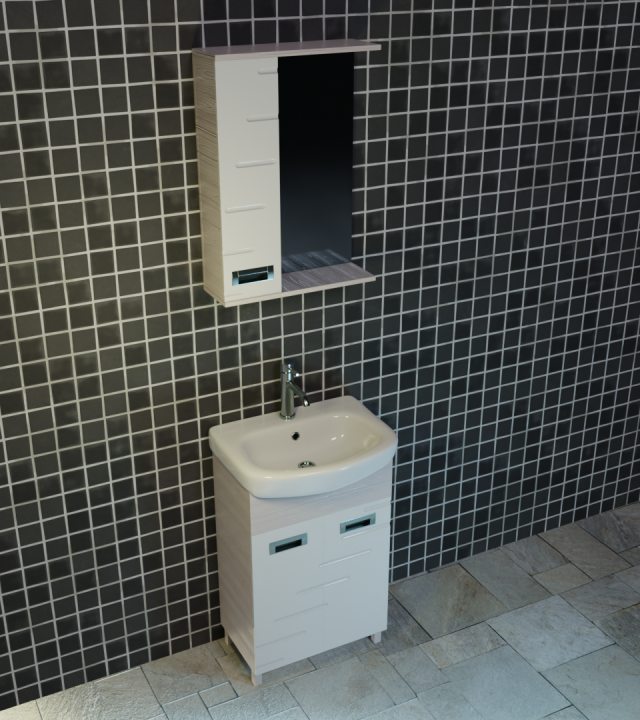 Wash basin 3D PBR model Modello 3D .c4d .max .obj .3ds .fbx .stl .blend 