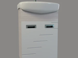 Wash basin 3D PBR model 3D Model