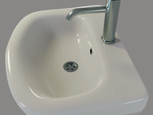Wash basin 3D PBR model 3D Model