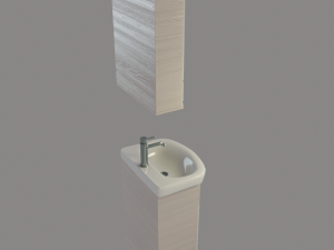 Wash basin 3D PBR model Modello 3D