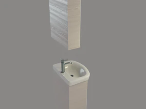 Wash basin 3D PBR model 3D Model