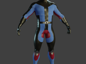 Superhero Model 3D