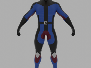 Superhero Model 3D