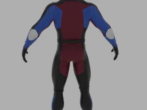 Superhero 3D Model