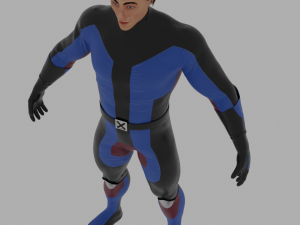 Superhero Model 3D