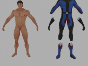 Superhero Model 3D
