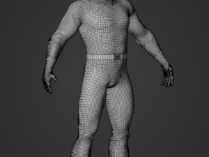 Superhero Model 3D